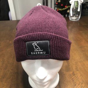 Purple Winter Beanie Daily Hat Polar Fleece Ski Skull Cap for Men and Women